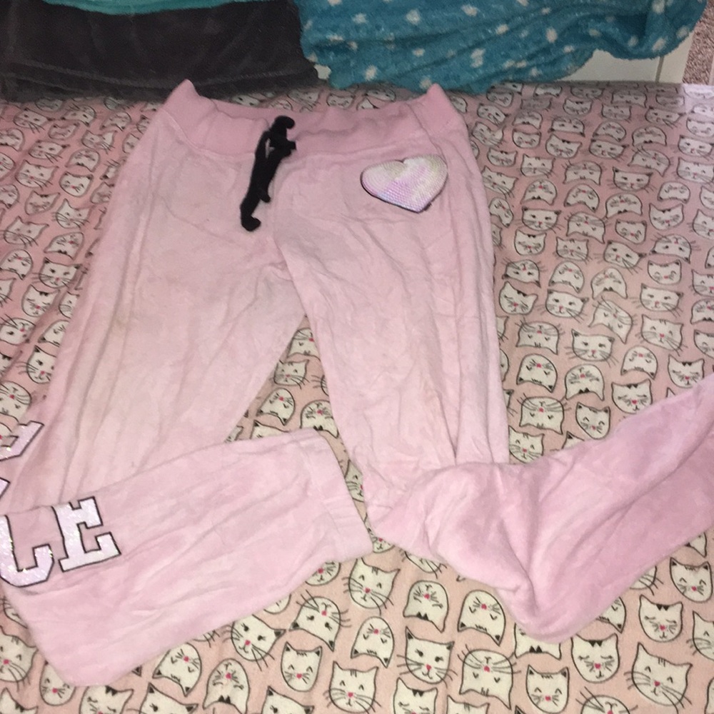 Pink dance sweatpants